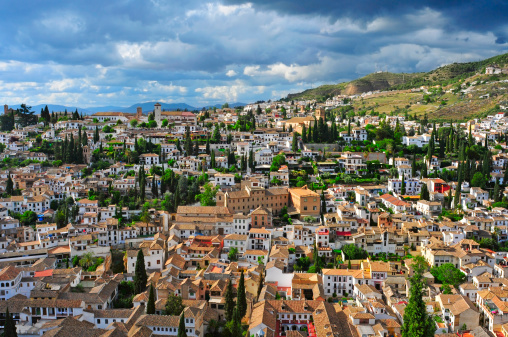 Above Granada Sits The Alhambra Palace
