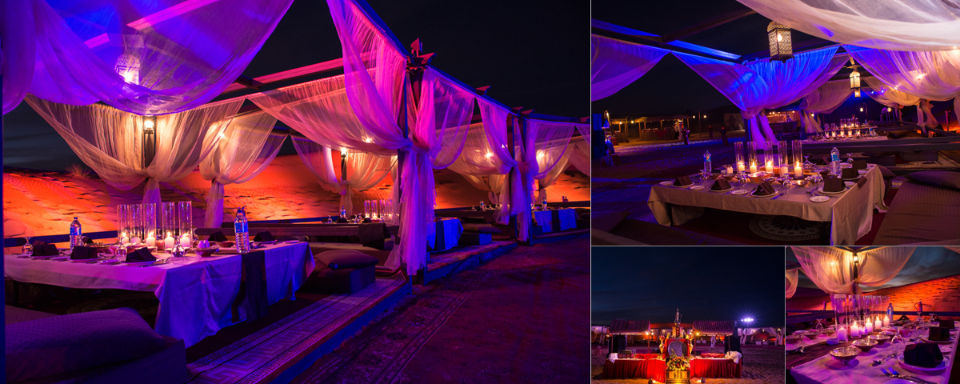Dubai Camp at Night