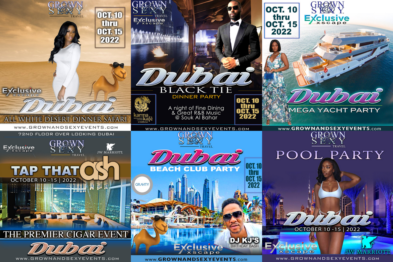 Dubai Events Collage