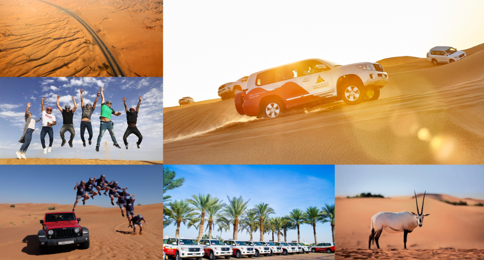 Dubai Desert Collage